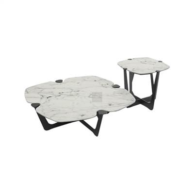gray marble coffee table